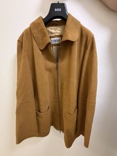 CHRIST Hirschleder Jacke braun Größe 38 Neu