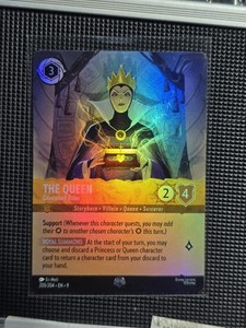 Disney Lorcana Fabled THE QUEEN Conceited Ruler Epic Foil #205/204
