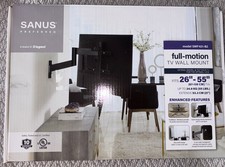 Sanus Preferred 26-55" Full Motion TV Wall Mount SMF421-B2 24.9kg Brand New Box