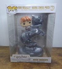 Funko Ron Weasley Pieza de Ajedrez Montar #82 Momentos de Película Grande Pop Vinilo Nuevo En muy buena condición 