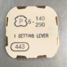 Peseux 5-140/290 Setting Lever. #443. New Old Stock