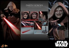 Ready  Hot Toys MMS745 Star Wars  Revenge of the Sith 1 6 Darth Sidious