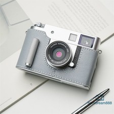 Grip Half Case For Fujifilm XHalf Leather Metal Insert Camera Cover MrStone New