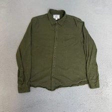 Jos A Bank 1905 Shirt Mens Size Large Tailored Fit Green Long Sleeve Button Up