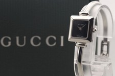 [Near MINT Full Set w/Box] GUCCI 1900L Women's Quartz Watch Silver Square Dial