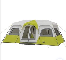 12 Person Instant Cabin Tent  Large 3 Room Family Pop Up Tent for 2 Minute C...