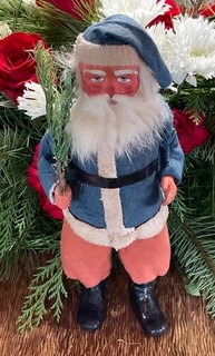 ANTIQUE GERMAN SANTA FATHER CHRISTMAS WOODCUTTER CANDY CONTAINER