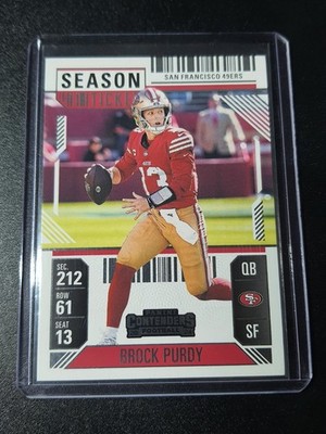 Brock Purdy - Contenders Football 2024 - San Francisco 49ers - Season Ticket