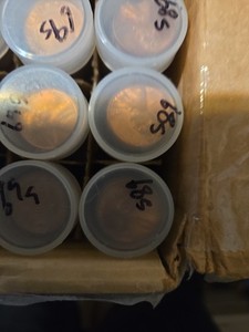 LINCOLN CENT - 1968-S CHOICE BU ROLL (50) - #4760