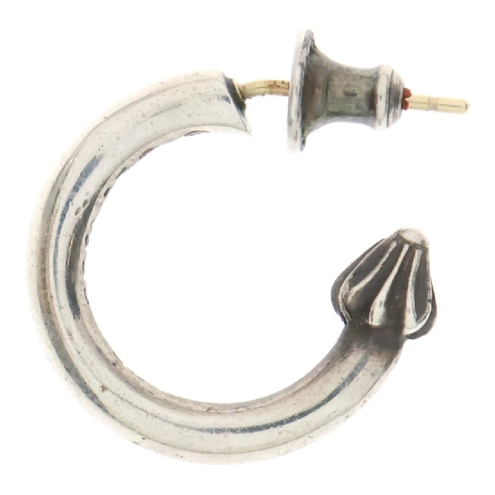 Chrome Hearts Hoop Scroll BCA102 Earring 925 14K 925 P0051716