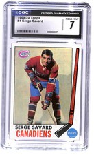 1969-70 Topps Serge Savard #4 (RC) CGC 7 HOF Montreal Canadiens