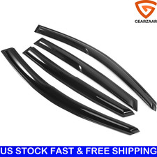 For 18-22 Honda Accord JDM Mugen Style Tape-on Window Visor Vent Sun Rain Guards