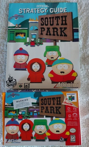 New ListingSouth Park For Nintendo 64 N64  OG box With Manual and Official Strategy Guide