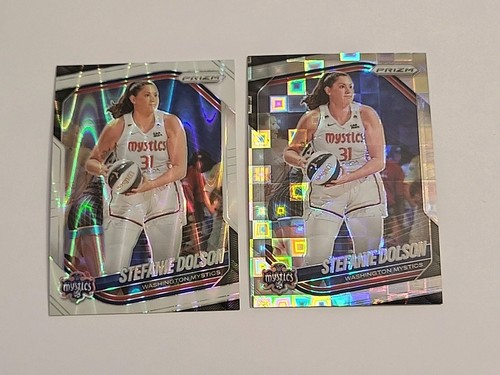 2025 Panini Prizm WNBA 112 Stefanie Dolson Pandora Prizm + Seismic Prizm Mystics