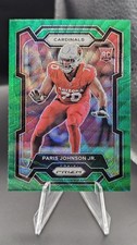 2023 Panini Prizm Rookies Paris Johnson Jr. #304 Green Wave Prizm (RC) CARDINALS