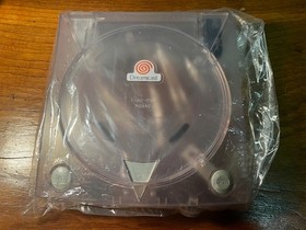 DREAMCAST OFFICIAL CRYSTAL CASE - GMS 002 - UNUSED - RARE - CLEAR SHELL OEM