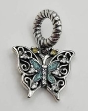 925 Sterling Silver Classical Butterfly Charm/Pendant For Bracelet / Necklace