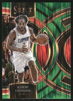 2023-24 Select Prizms Green Shock #177 Kawhi Leonard - BSK | eBay