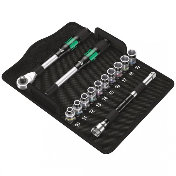 "Wera 8006 Sc 1 Zyklop Hybrid-Knarrensatz, 1/2\"-Antrieb, Metrisch, 13-Tlg."-image