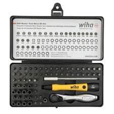 65PC MICRO BIT SET RACHET WIHA 4ESD PRECISION...