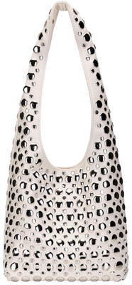 Schultertasche, Stilvolle Hobo-Tasche mit Nieten, Y2K Nieten, für Damen