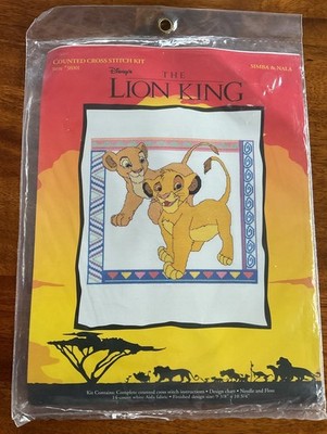 Just CrossStitch - Disney Lion King - Simba and Nala - Counted Cross Stitch Kit
