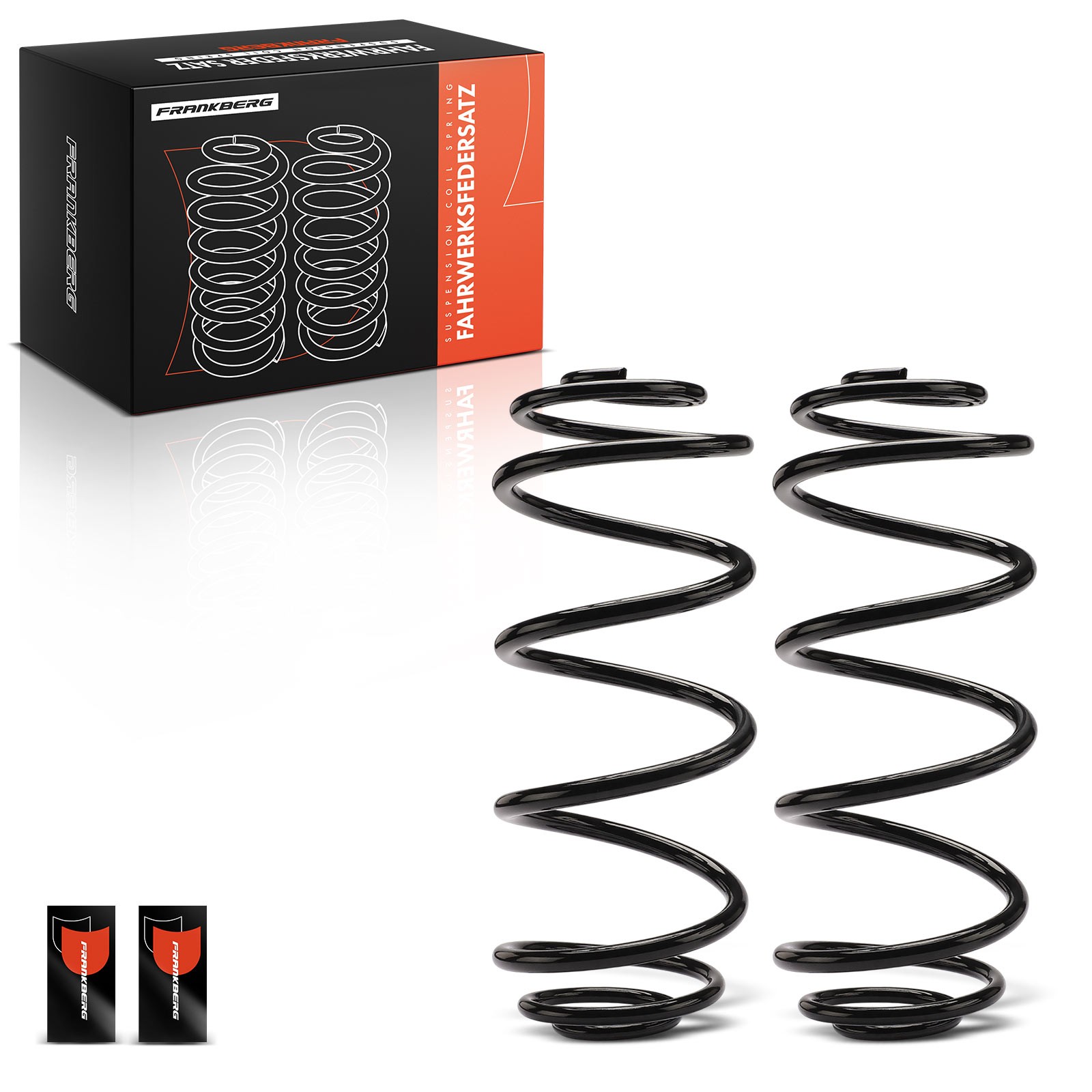 FRANKBERG 2x Coil Spring Set for Mercedes-Benz V200 W447 2015-2025 V220 Rear