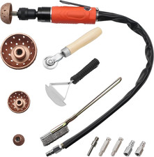 Low-Speed Pneumatic Air Tire Buffer Kit 2500RPM   Tungsten Alloy Grinding Whee