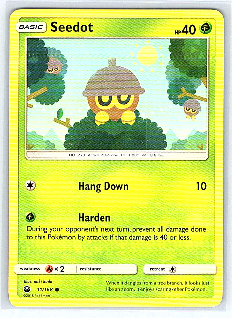 Seedot 11/168 Celestial Storm NM or LP Pokemon Card