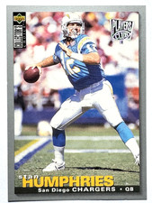 STAN HUMPHRIES Chargers 1995 Upper Deck Collector's Choice PLAYERS CLUB Card #63