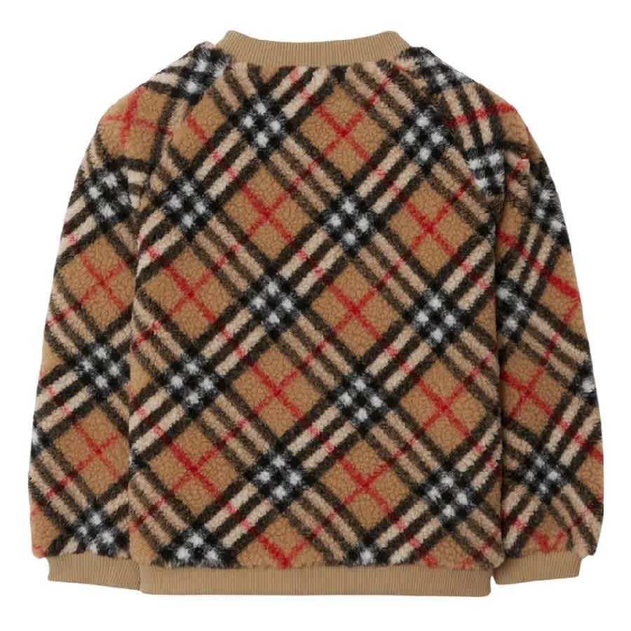 博柏利 Kids Lora 复古格子羊毛卫衣 — 第 2/2 张图片