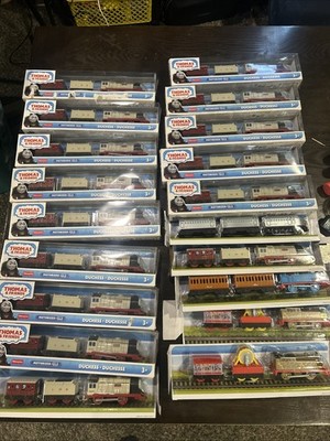 Thomas The Train Large Lot 19 Trains New Some Missing Boxes