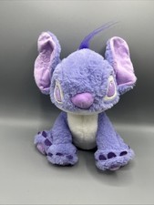 Disney Lilo Stitch Purple Stitch Plush Toy 10 in / 25 cm Tall Cuddly Unisex