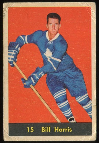 Billy Harris #15 1960 Parkhurst card