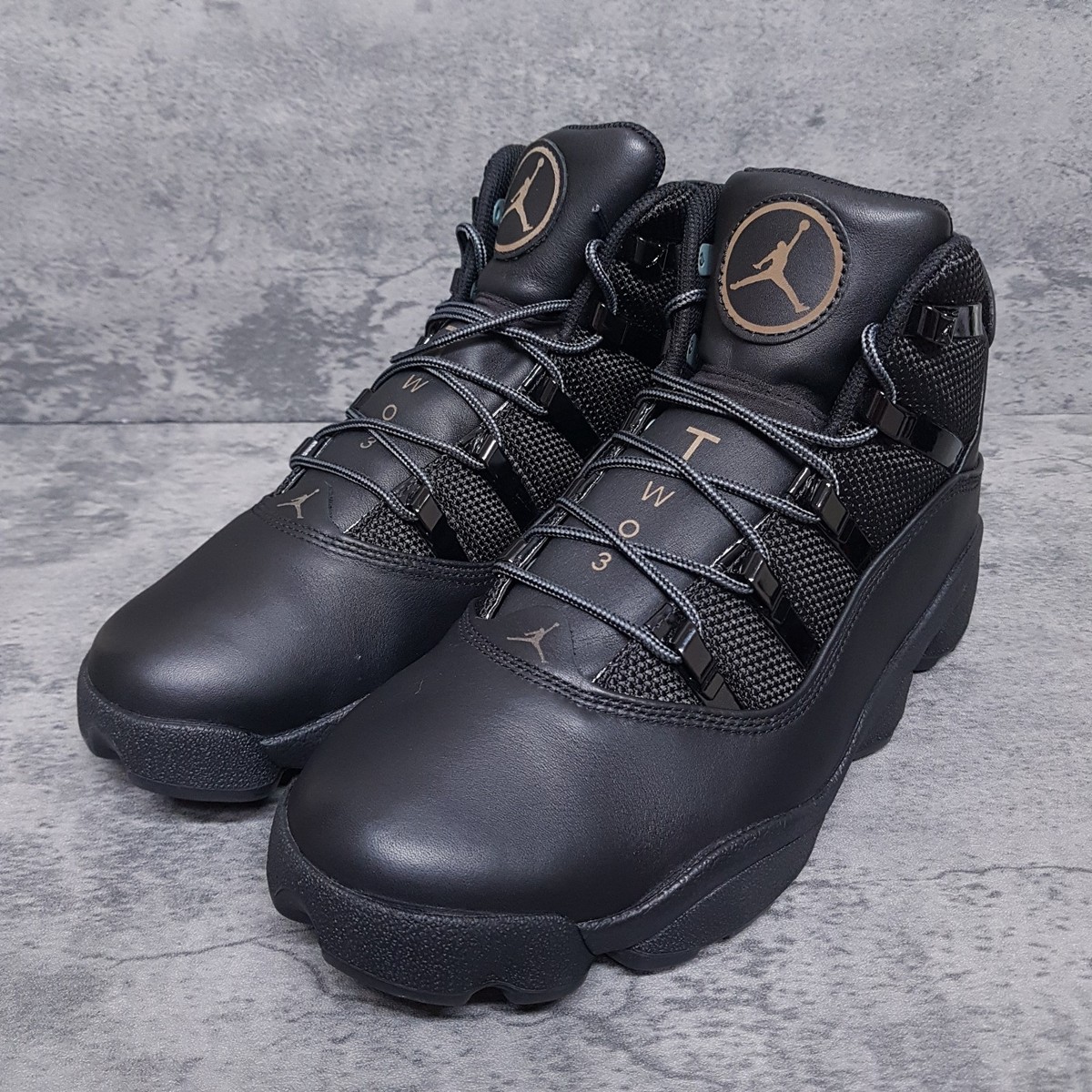 NIKE AIR JORDAN Rings Winterized Sneaker Boots Mens Triple