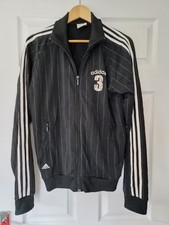Vintage Adidas No3 Medium Men's Black Grey Lined Zip Up Track Jacket