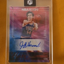 2024-25 Panini NBA Hoops Ink Jeff Hornacek #HI-JHS Red 💥/25 Phoenix Suns Auto