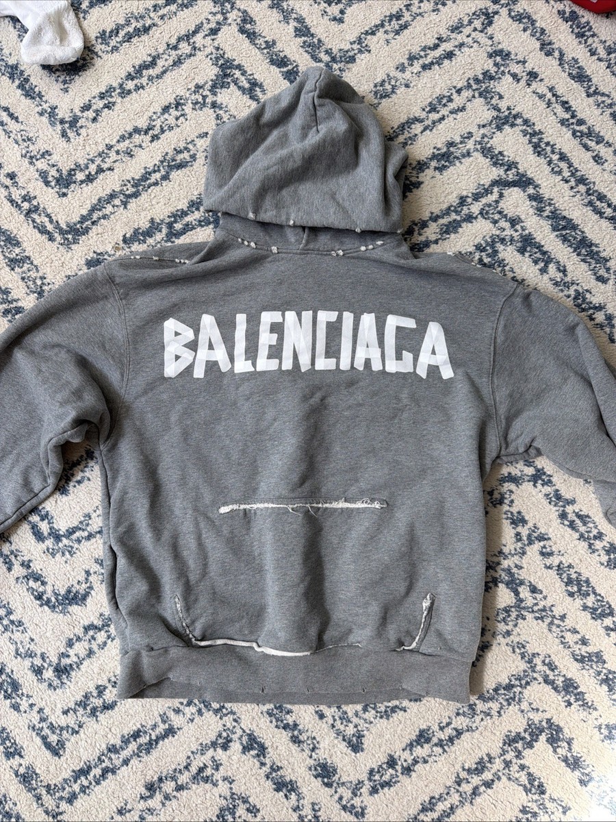 Balenciaga Tape Hoodie Men