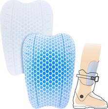 2Pcs/4Pcs Ski Guards Gel Pads 6 x 4 Inch Snowboard Shin Pads Reusable Ski Shin