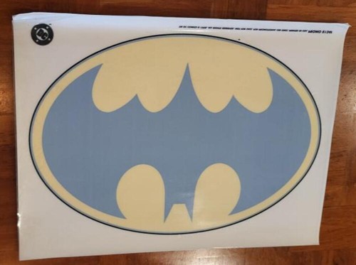 BATMAN Signal Window Cling Promo, 9 x 12, 1998 more Batman in our store - Picture 2 of 2