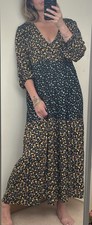 Urban outfitters button down floral print maxi dress 90s style Size S❤️