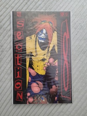 Rare HTF Section 8 #1 Comic Early Jason Shawn Alexander (Noir Press, 1995) NM