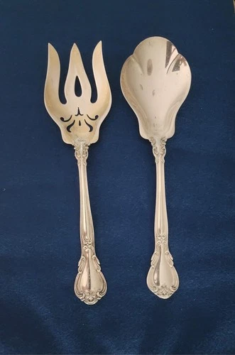 2 pc Salad Serving Set Chantilly by Gorham Sterling Silver 147 Grams set#2