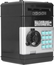 Piggy Bank, ATM Coin Money Saving Box with Password, Safe Money Jar, Gifts Toys