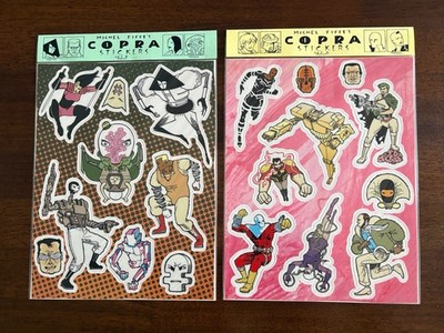 Michel Fiffe Copra Sticker Set A and B Sealed RARE