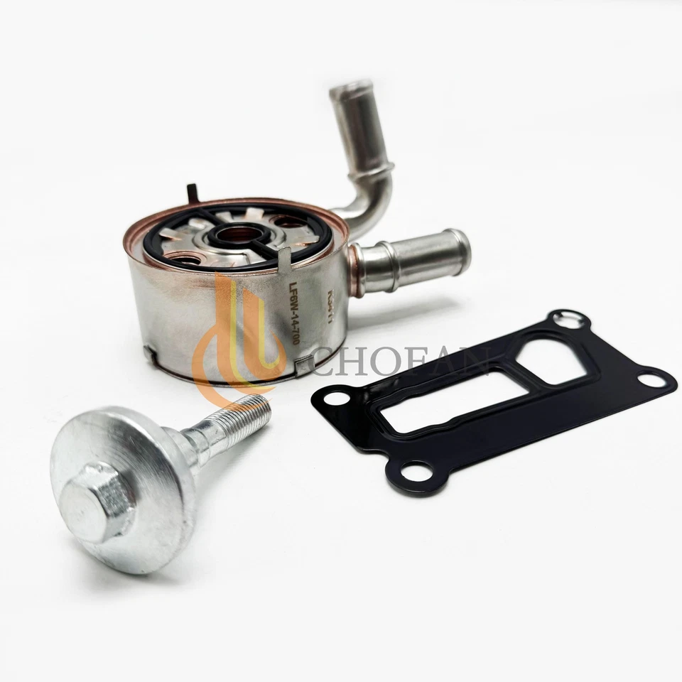 OEM For MAZDA 3 5 6 CX-7 Updated Oil Cooler Kit LF6W-14-700A & HARDWARE Foto 4 de 4