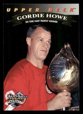 1992-93 Upper Deck Gordie Howe #23 Gordie Howe/Six-time Hart/Trophy Winner