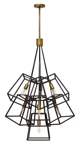 Hinkley Lighting 3357 7 Light Large Multi Light Pendant - Bronze - Picture 1 of 6
