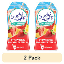  2 pack Crystal Light Liquid Strawberry Pineapple Refresh Naturally Flavored...