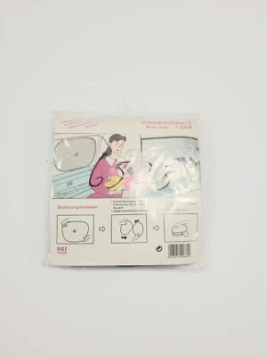BGS Technik Paravents Pare-Soleil 36x43 2 Pièces Design Panda Neuf - Photo 1/4